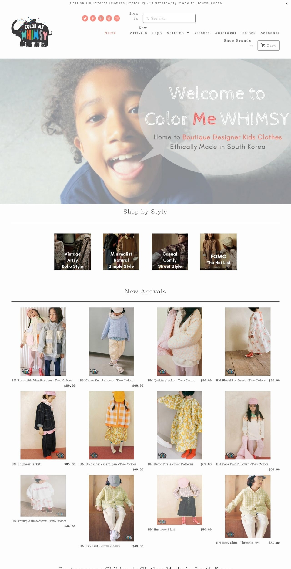 colormewhimsy.shop shopify website screenshot