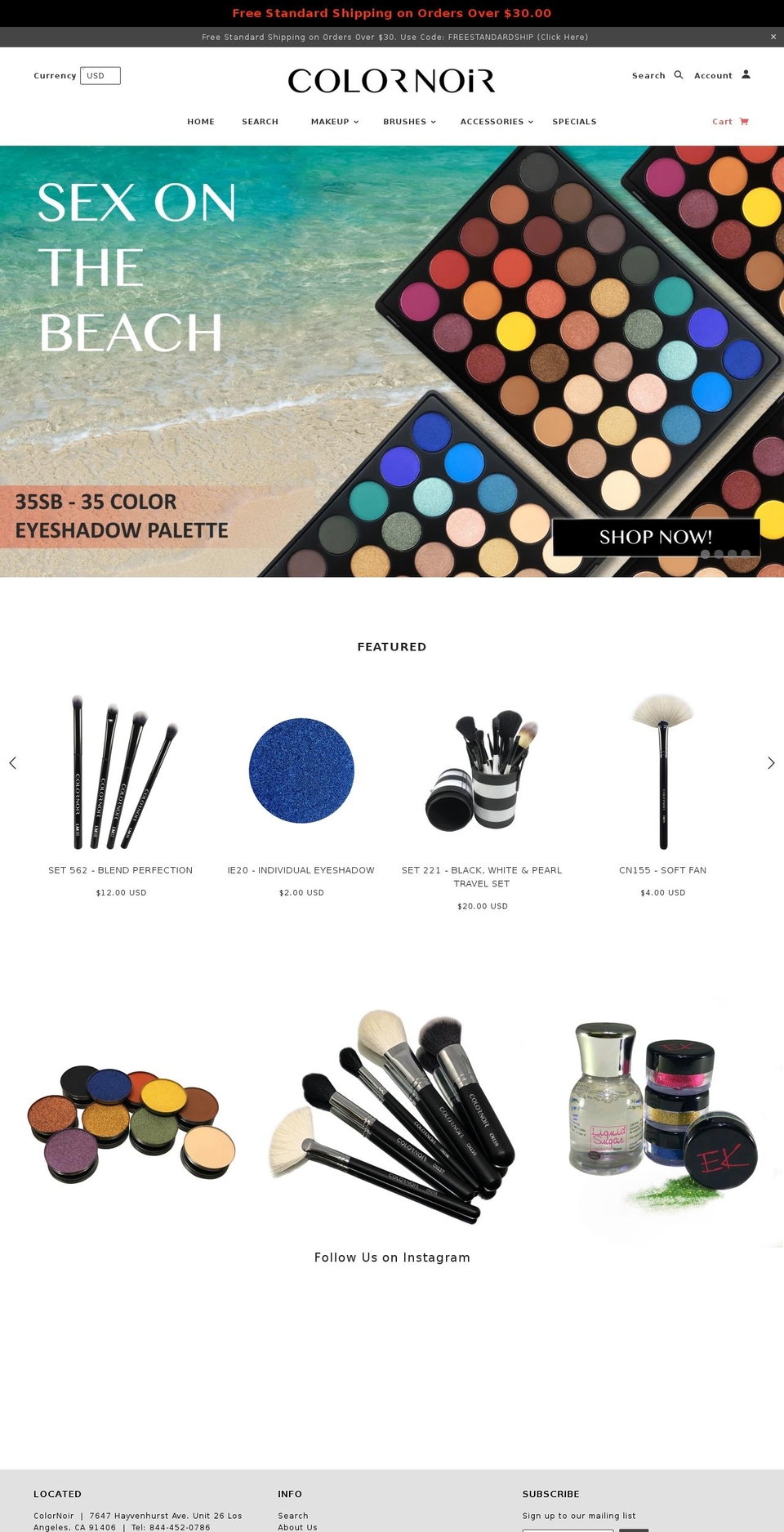 colornoir.com shopify website screenshot