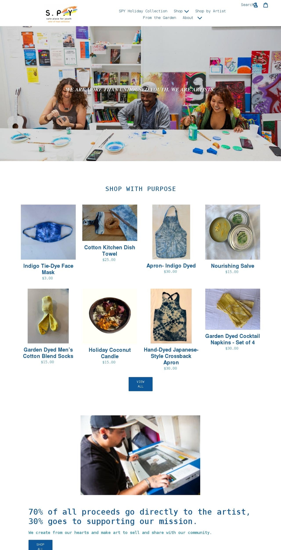 colorofhopecollective.com shopify website screenshot