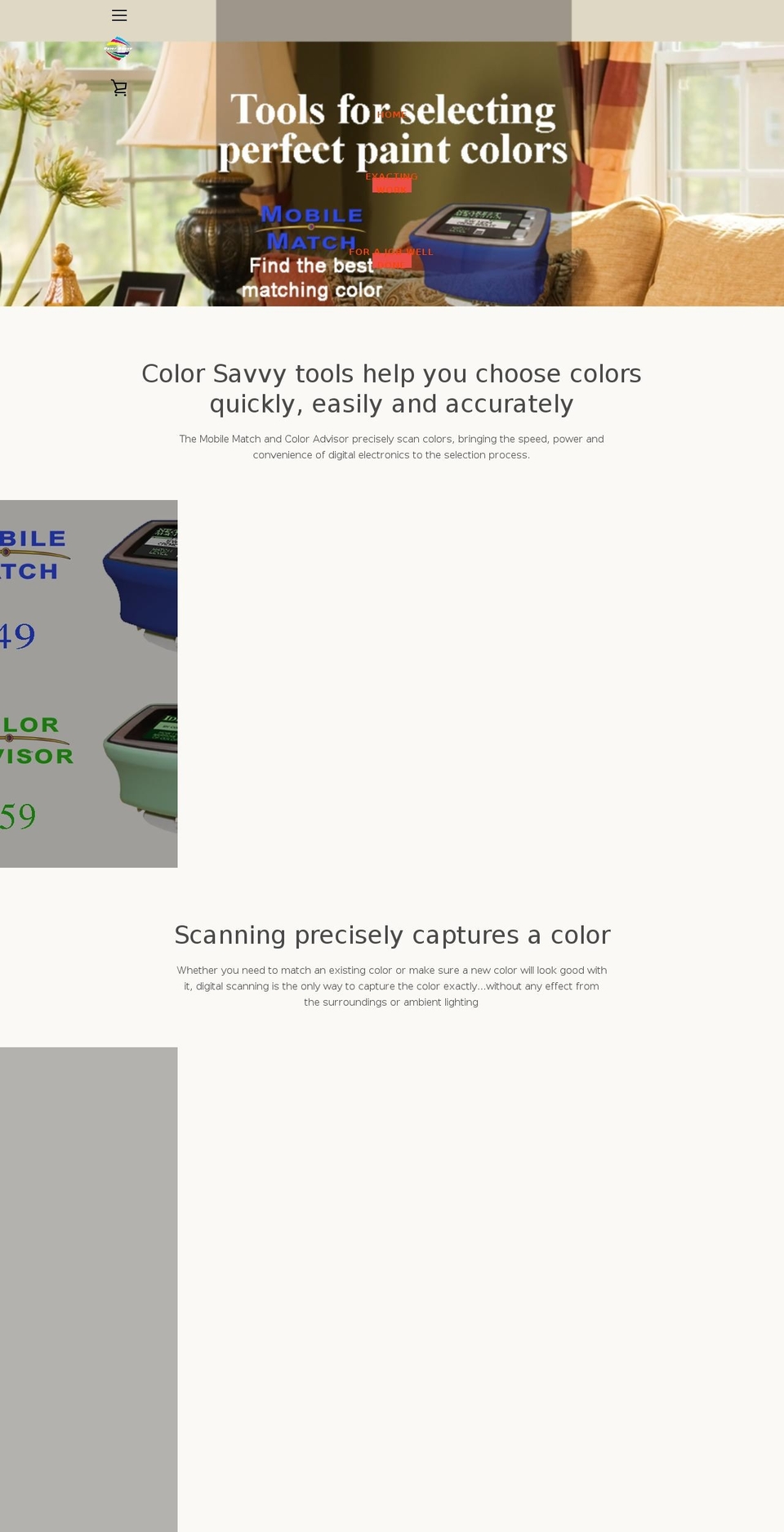 colorsavvy.com — Shopify storefront screenshot