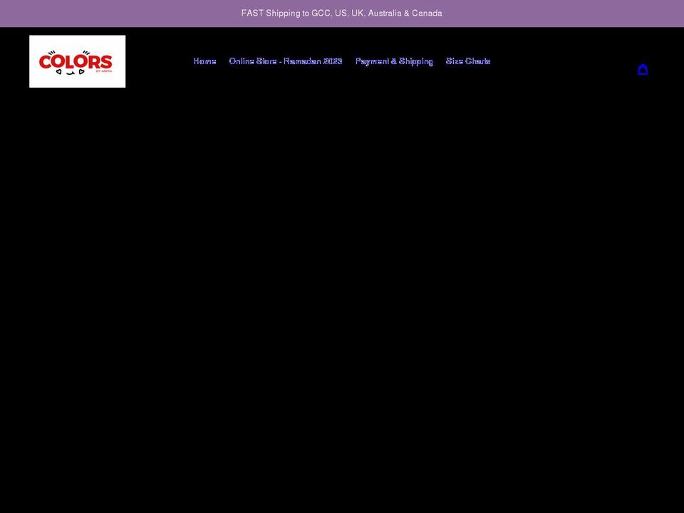 colorsbyamira.net shopify website screenshot