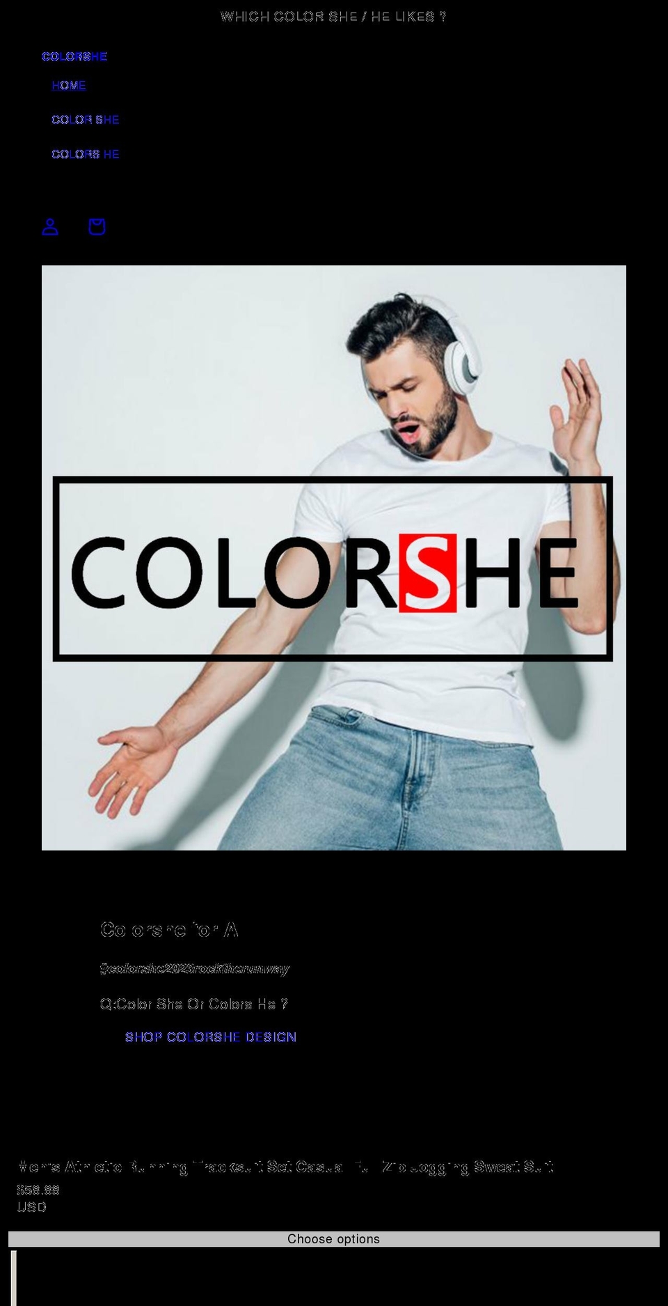 colorshe.com shopify website screenshot