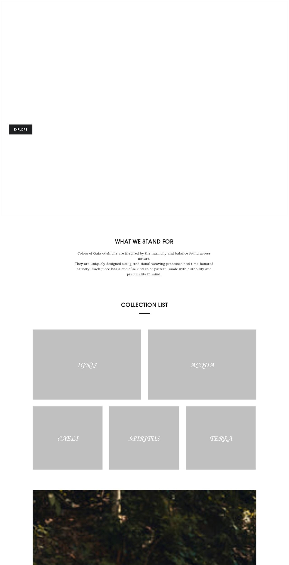 colorsofgaia.com shopify website screenshot