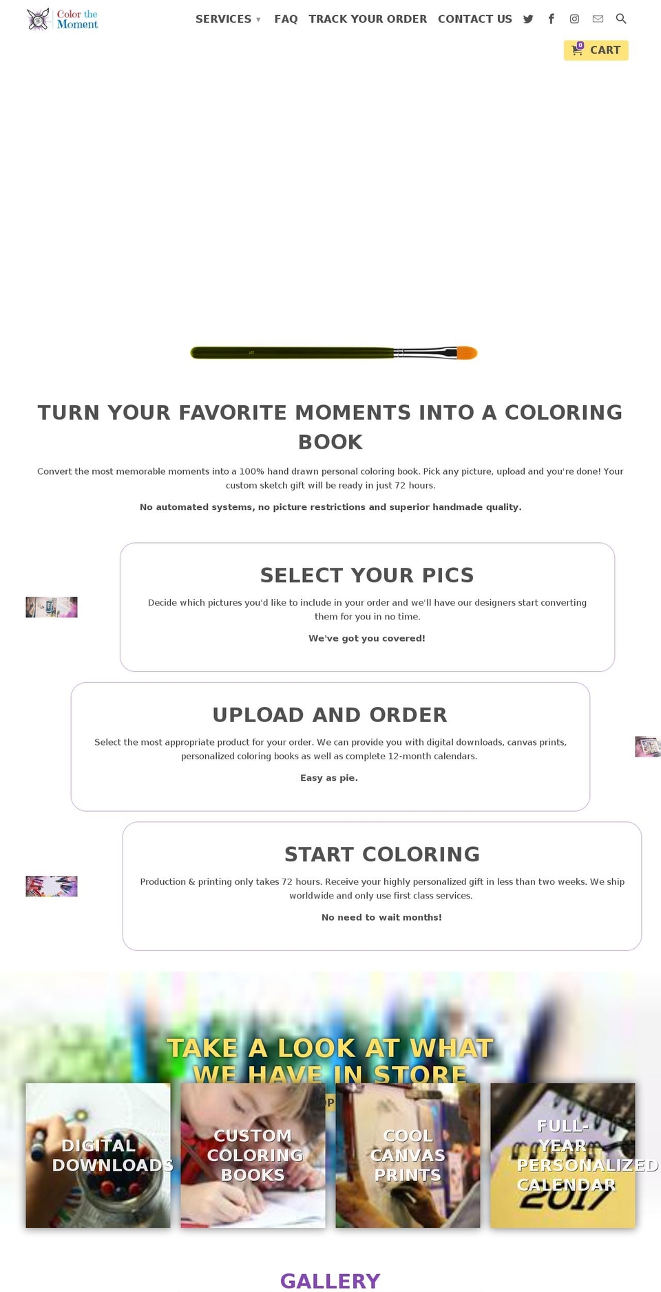 colorthemoment.com — Shopify storefront screenshot