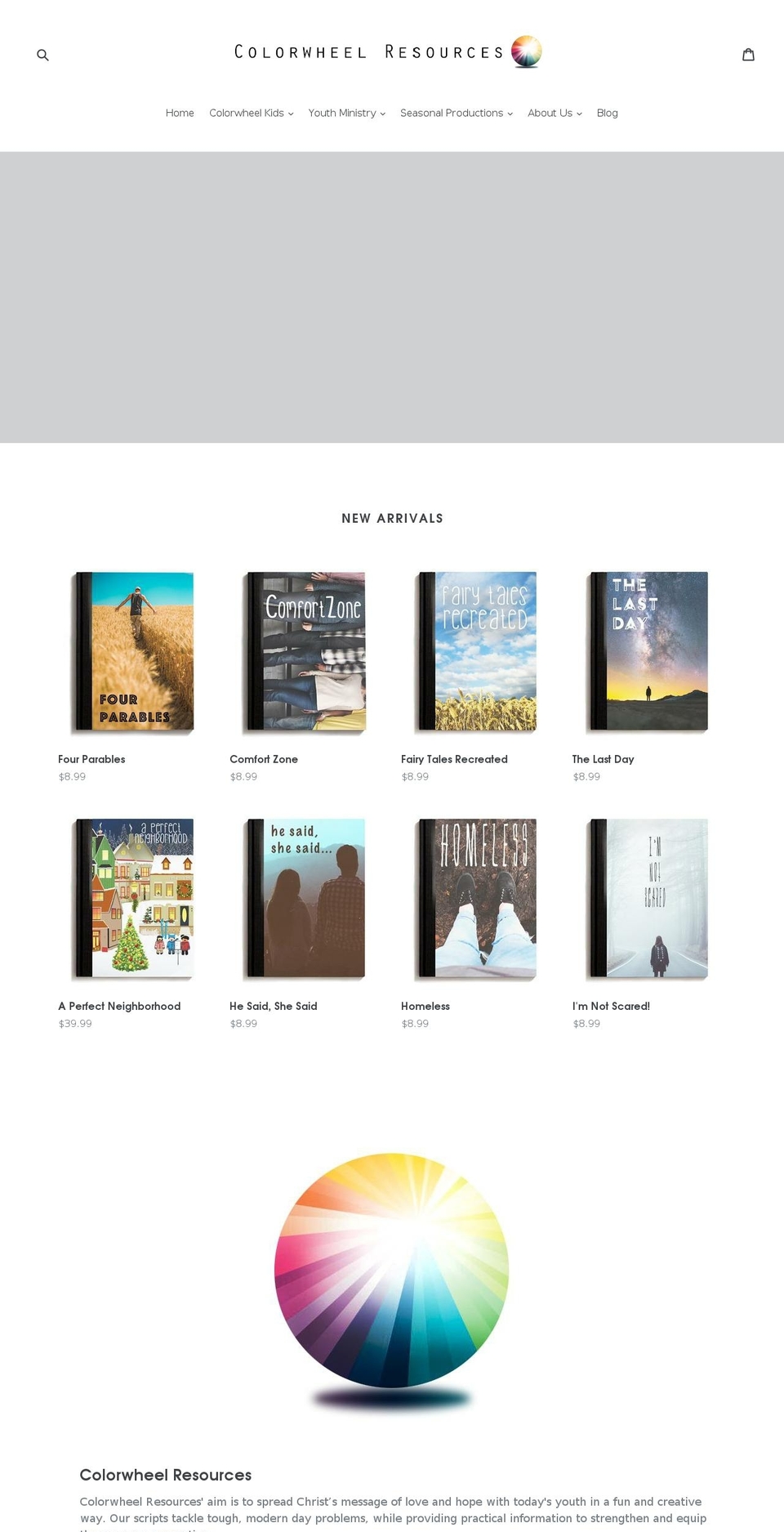 colorwheelresources.com — Shopify storefront screenshot
