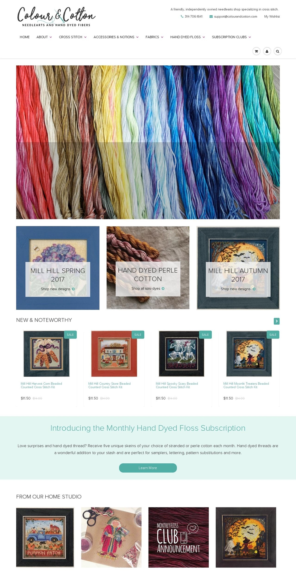 colourandcotton.com shopify website screenshot