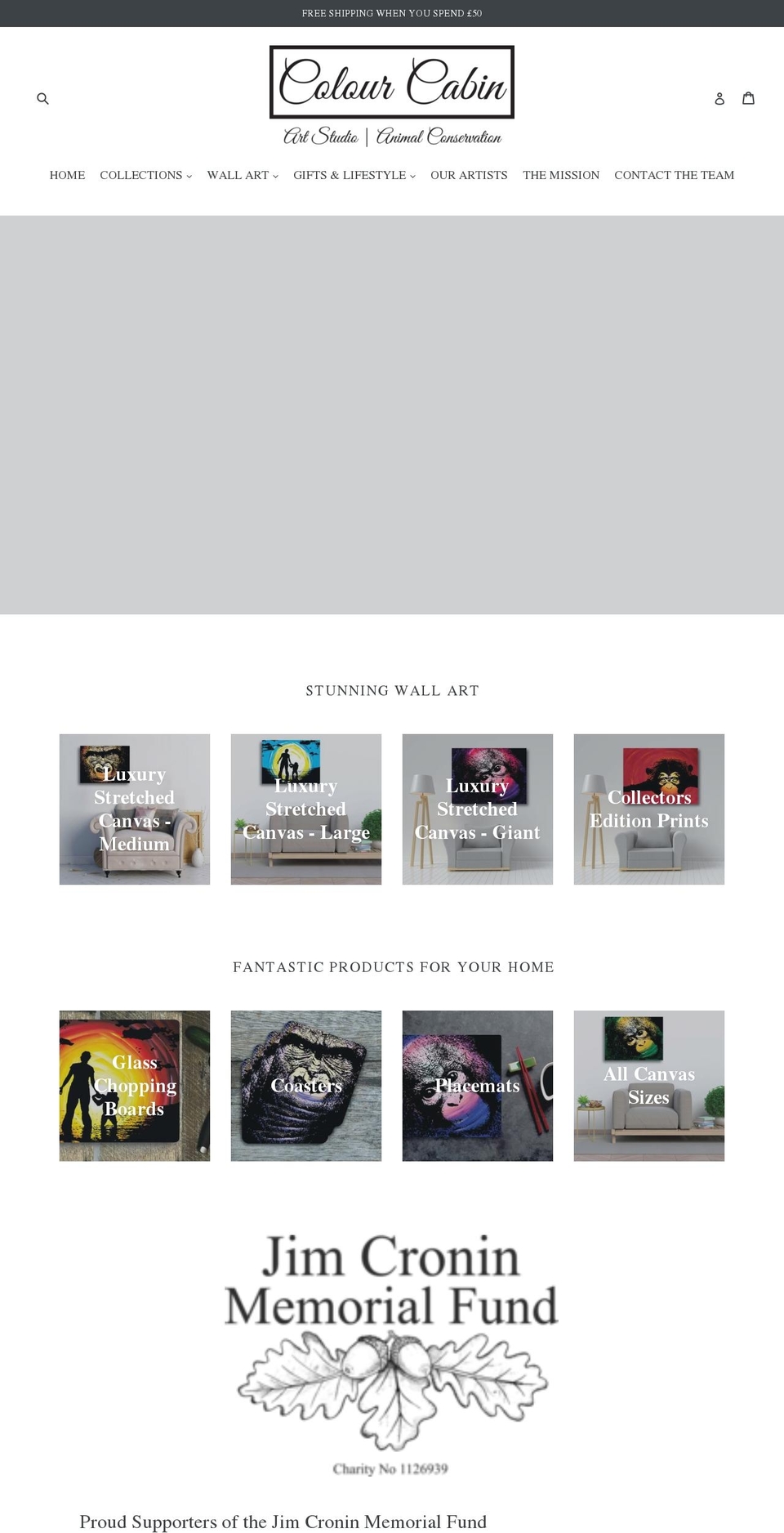 colourcabin.com — Shopify storefront screenshot