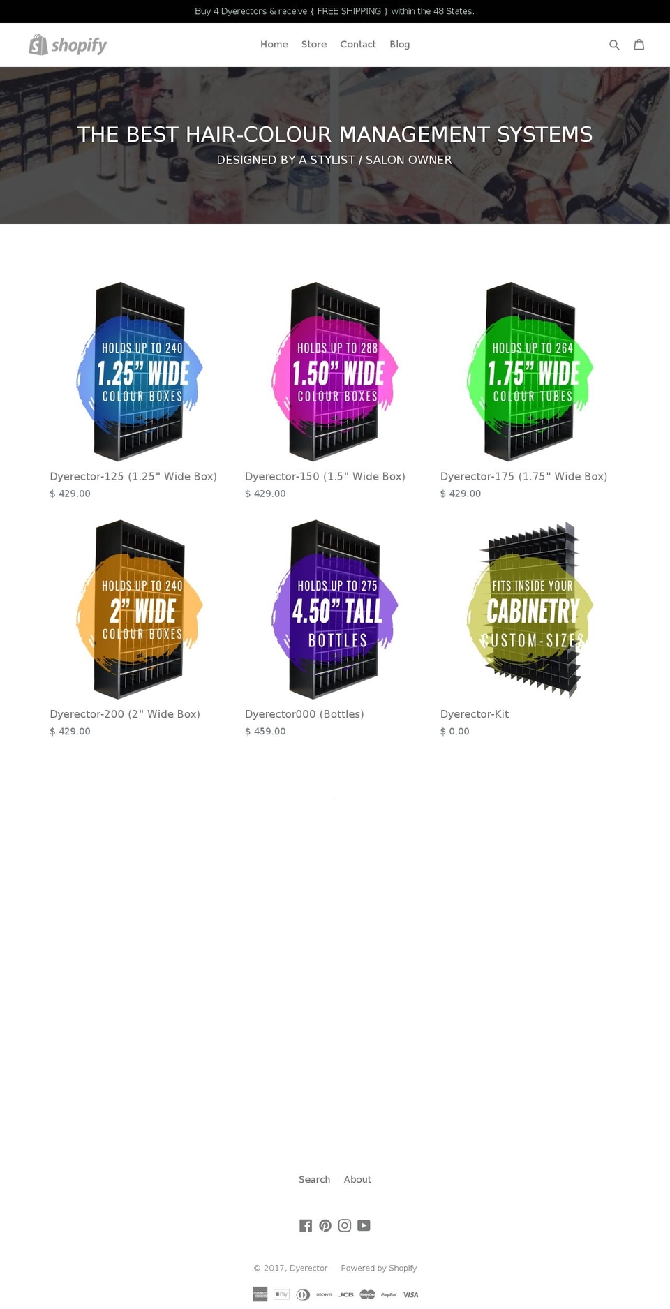 colourcorrectors.com shopify website screenshot