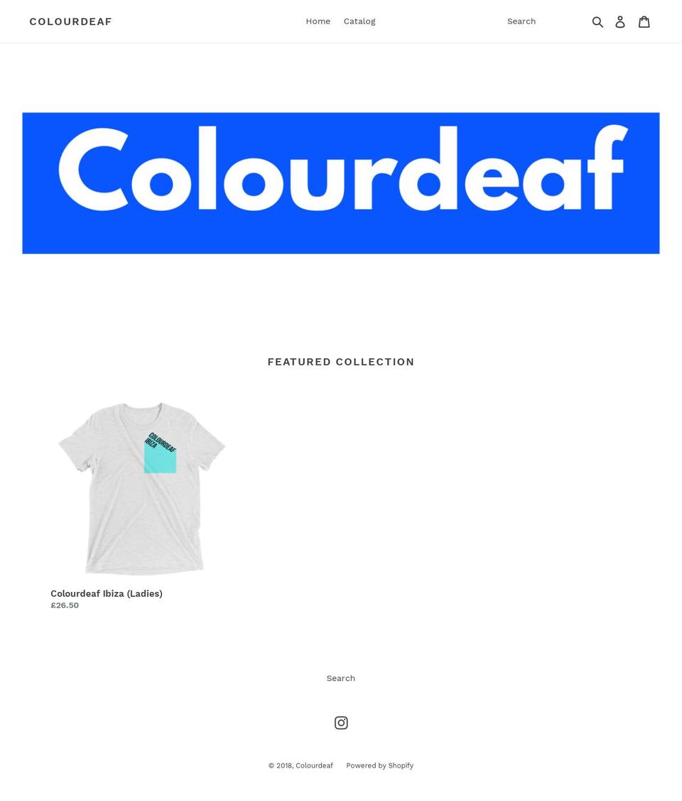 colourdeaf.com — Shopify storefront screenshot