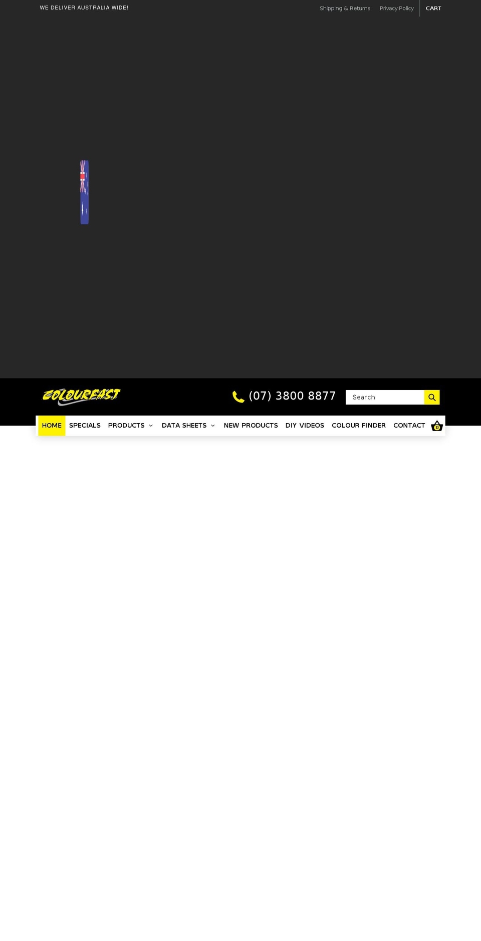 colourfastdiy.com.au shopify website screenshot