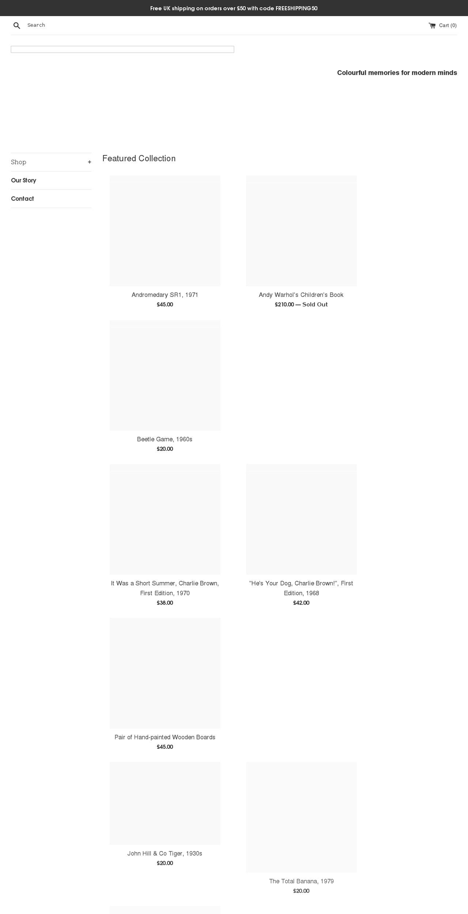 colourfulfable.com shopify website screenshot