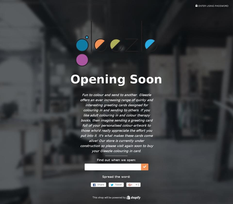 colouringinshop.com shopify website screenshot