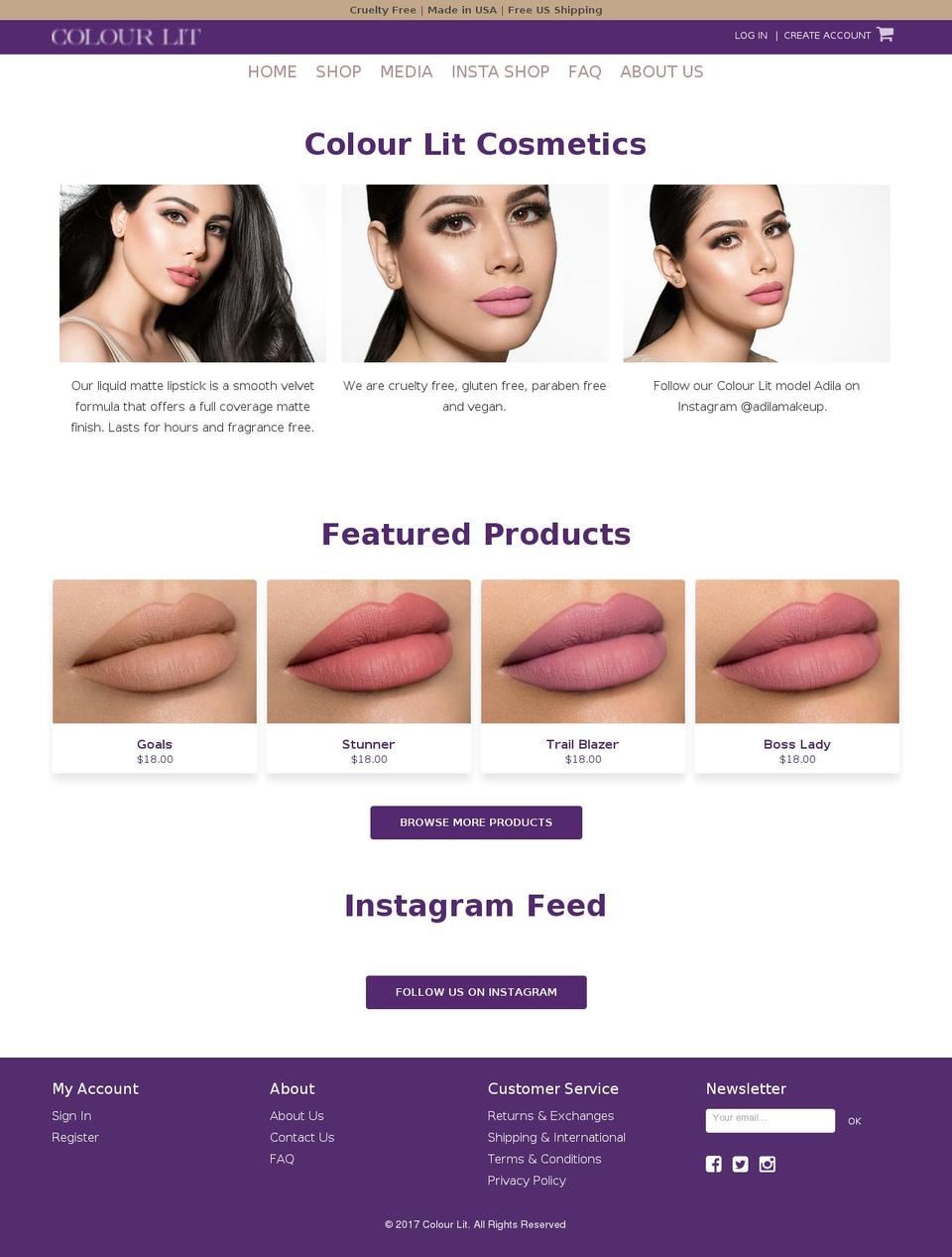 colourlit.com — Shopify storefront screenshot