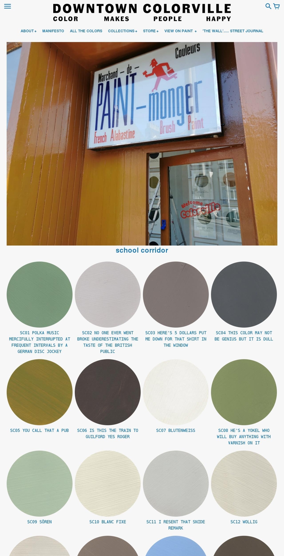 colourmakespeoplehappy.com shopify website screenshot