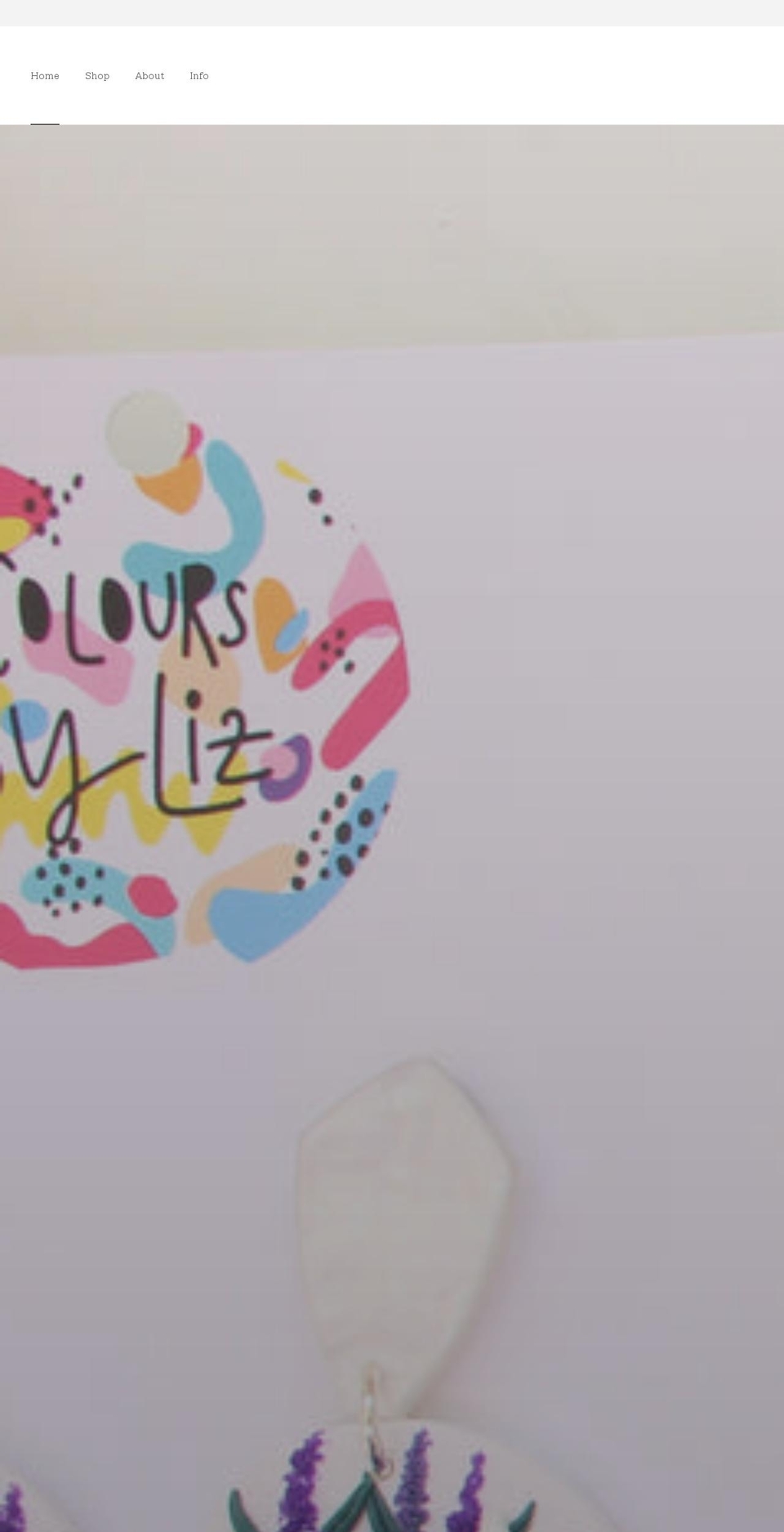 coloursbyliz.com.au shopify website screenshot