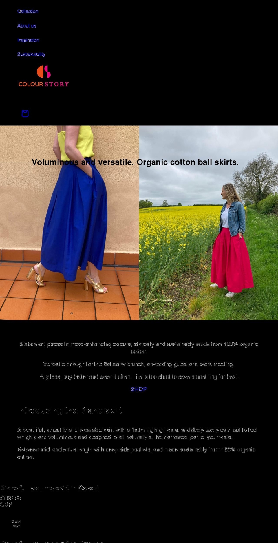 colourstorystudio.com shopify website screenshot