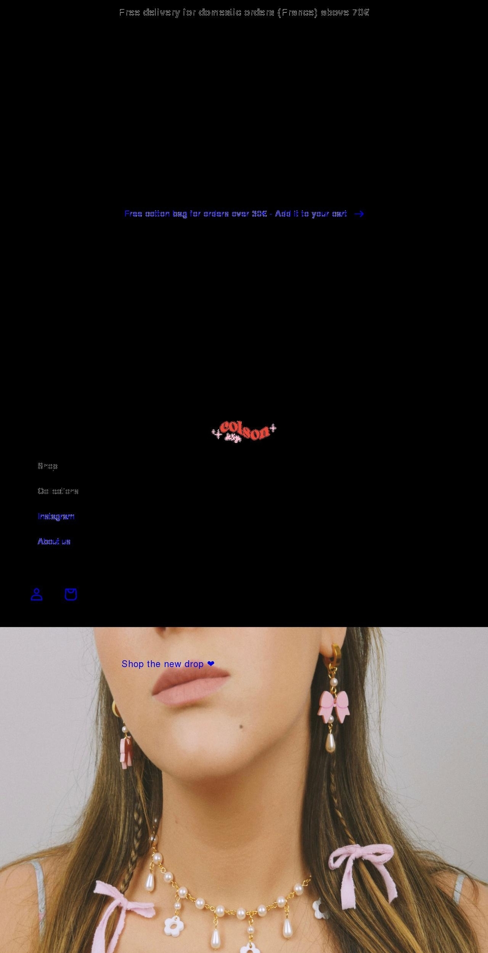 colsondesign.shop shopify website screenshot