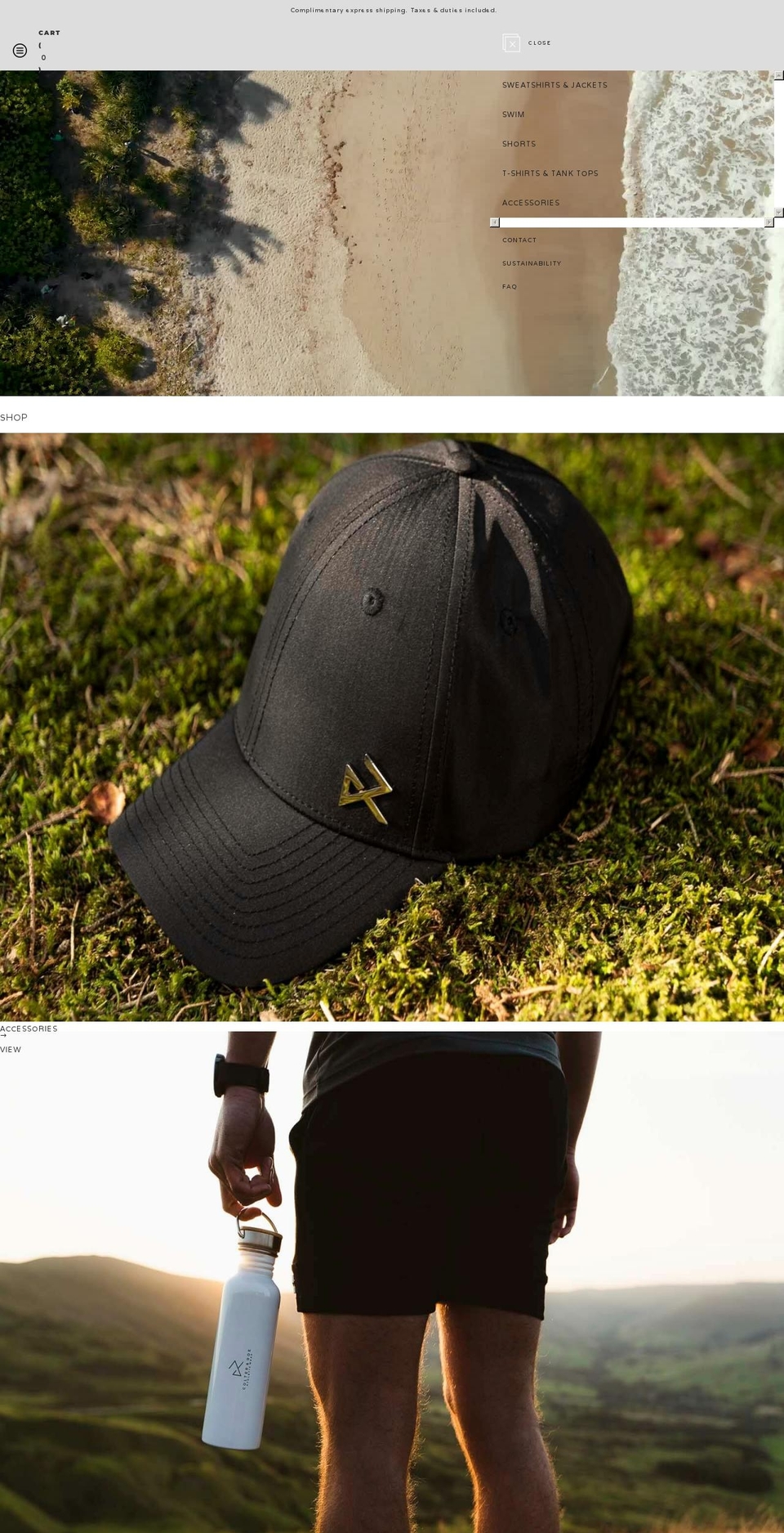 colterandroe.com shopify website screenshot