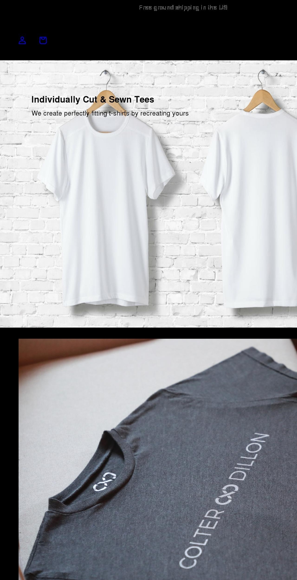 colterdillon.com shopify website screenshot