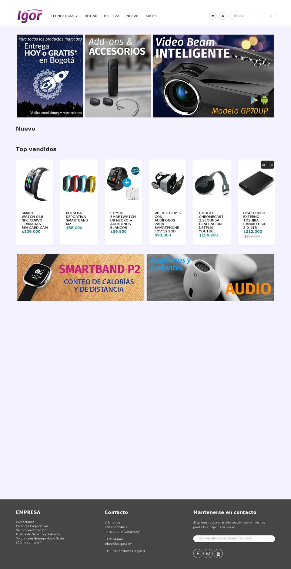 coltrade.com.co shopify website screenshot