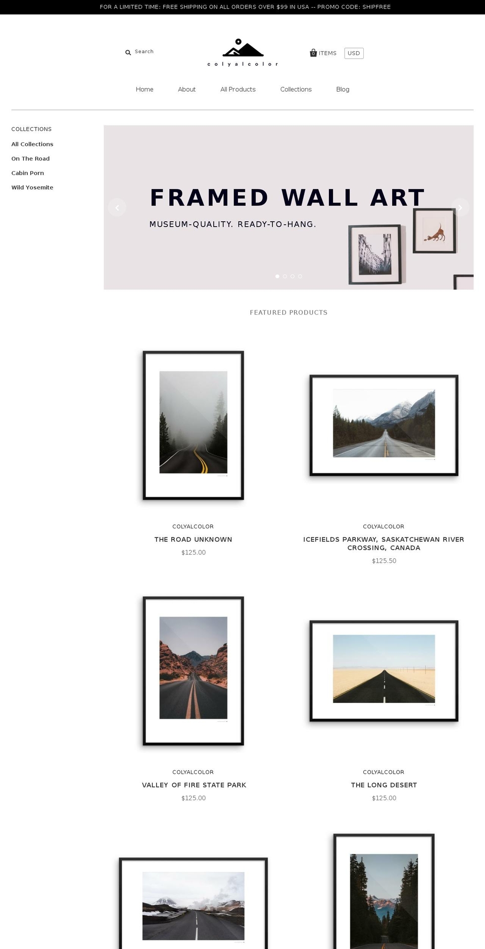 colyalcolor.com — Shopify storefront screenshot