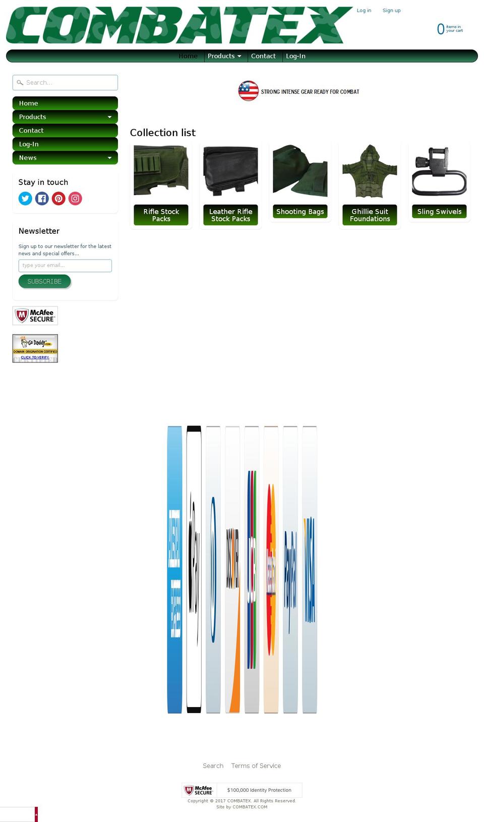 combatex.com shopify website screenshot