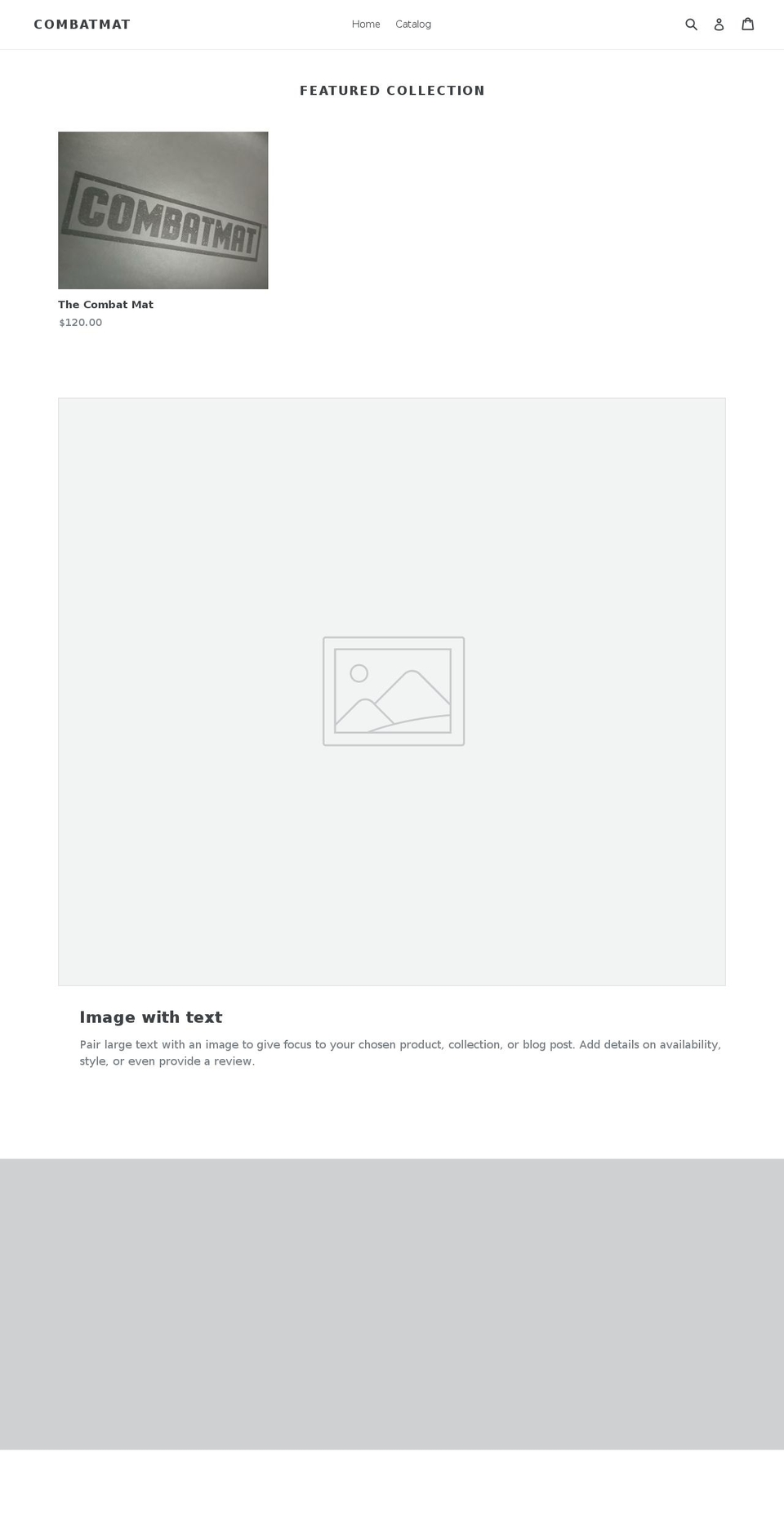 combatmat.com — Shopify storefront screenshot