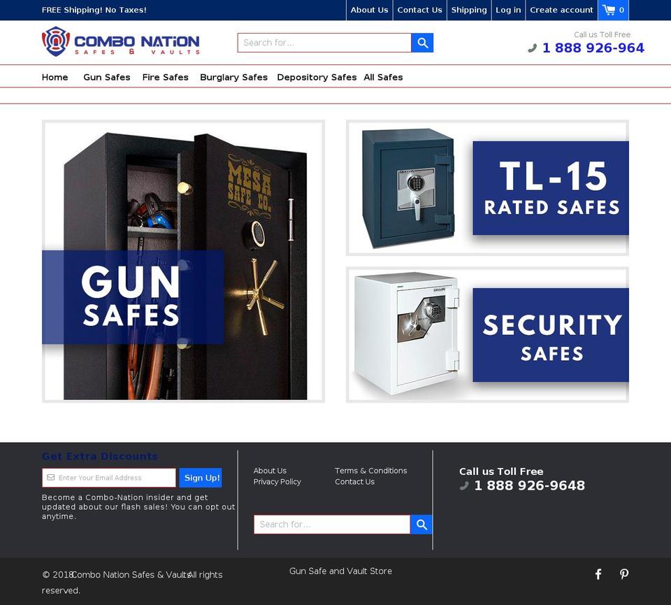 combo-nation.com — Shopify storefront screenshot