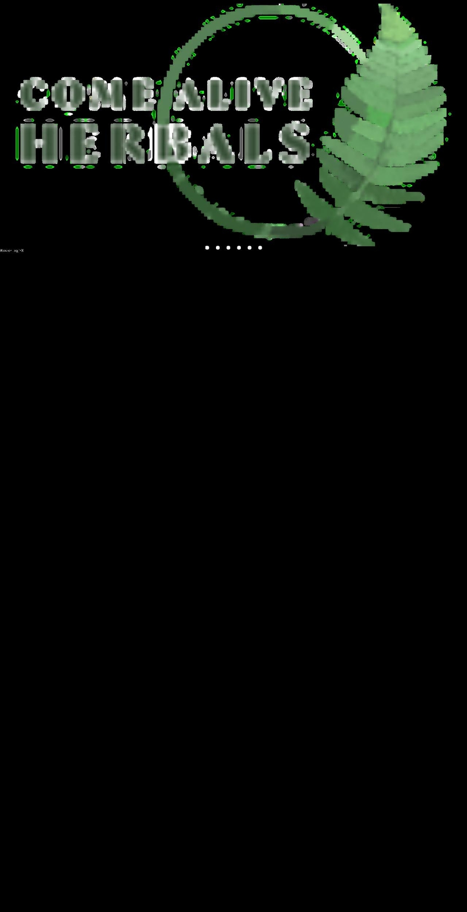 comealiveherbals.com shopify website screenshot