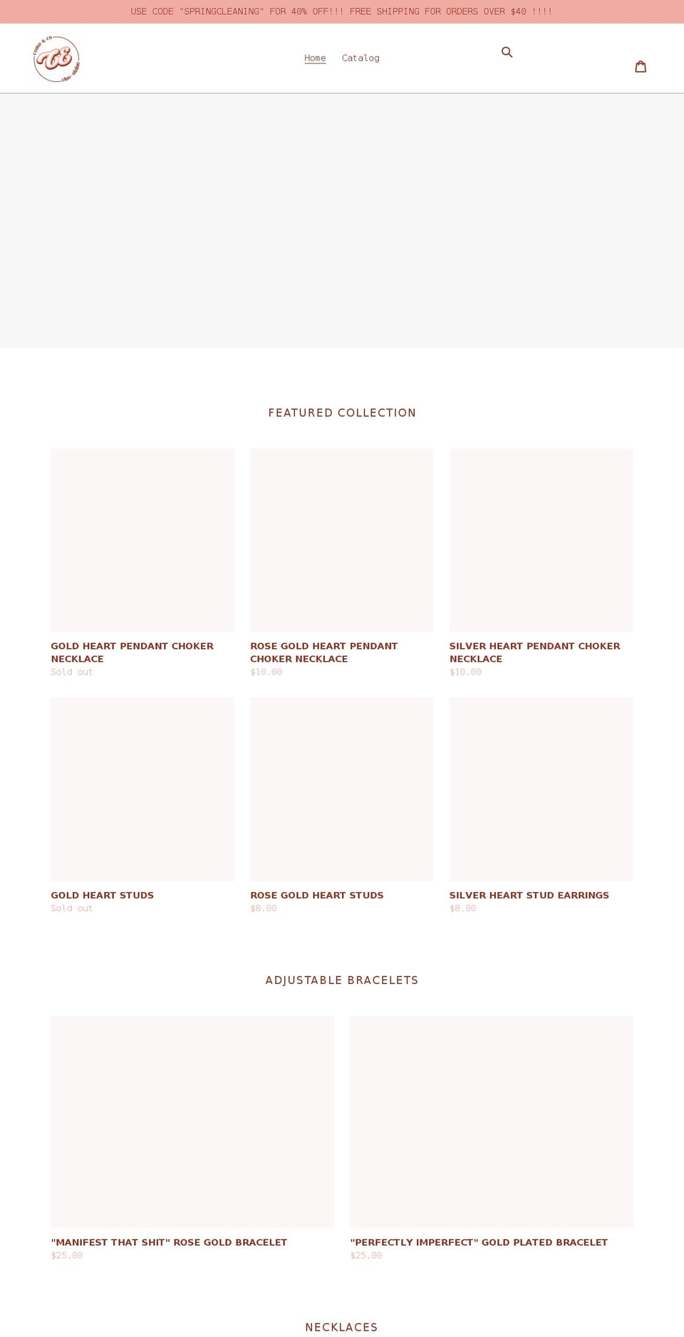 comeandce.com shopify website screenshot