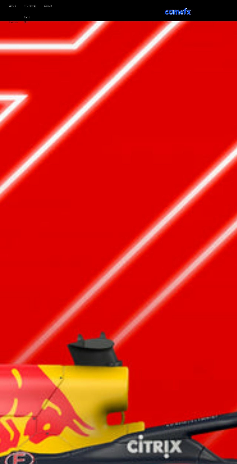 comefx.com shopify website screenshot