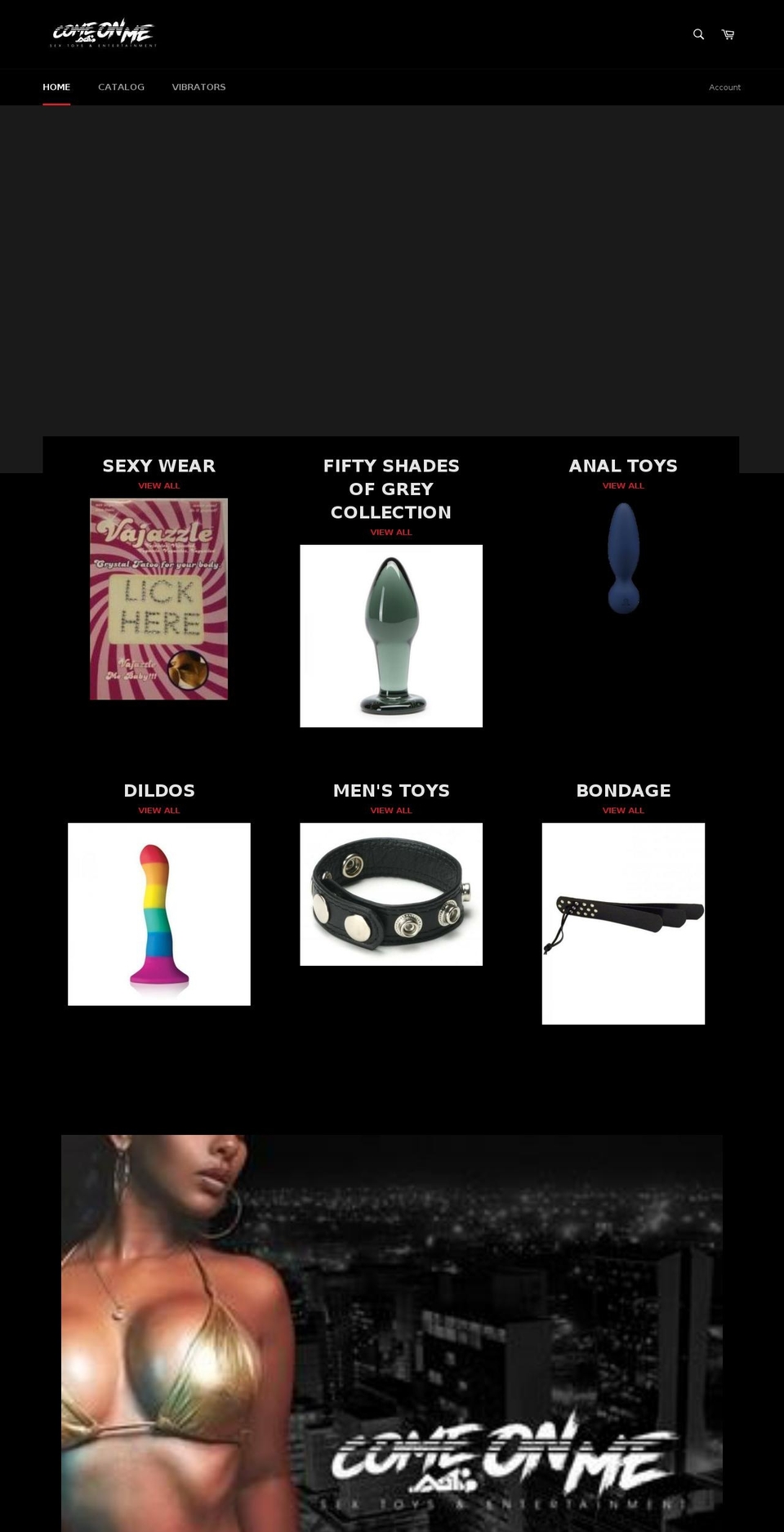 comeonme.com — Shopify storefront screenshot