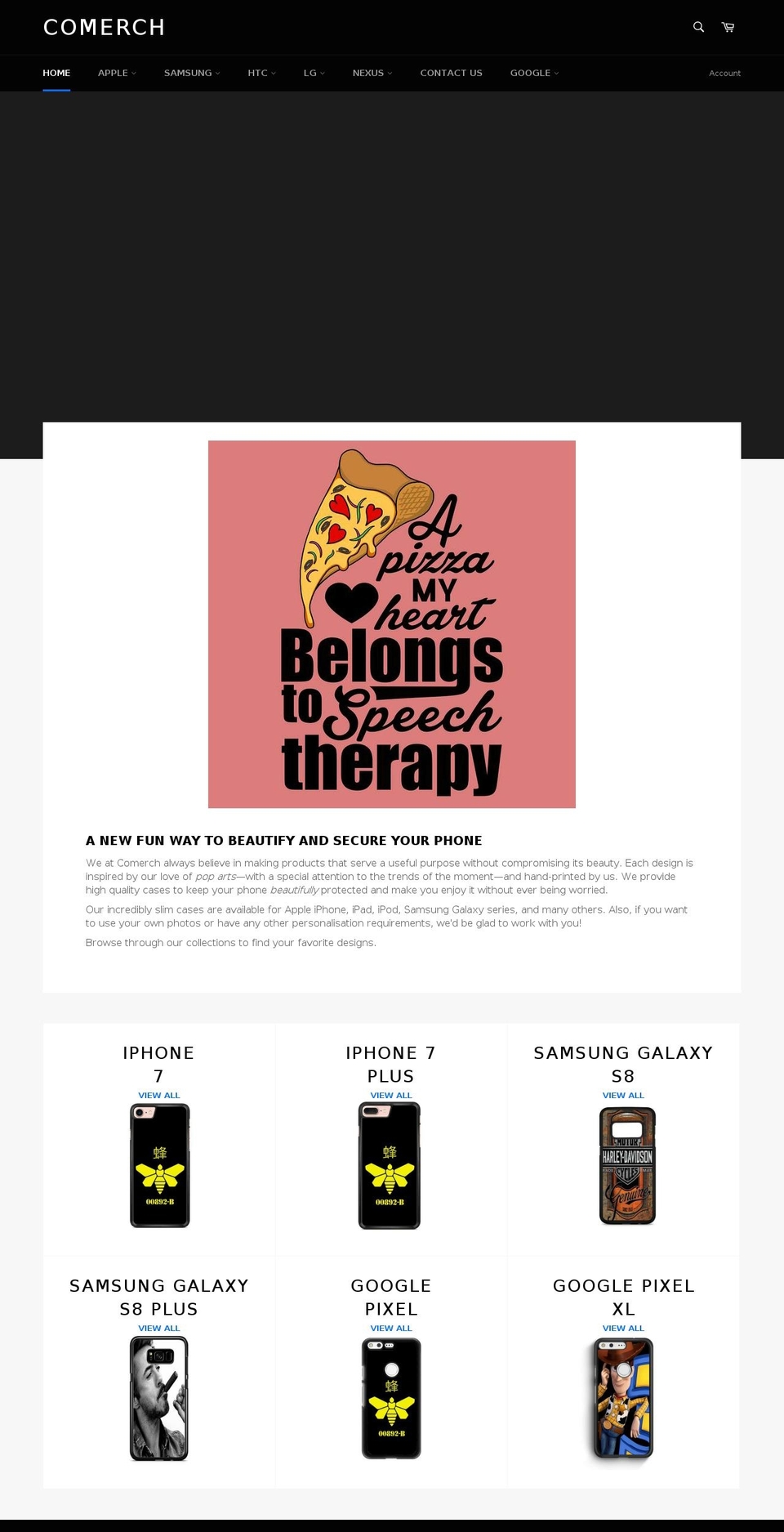 comerch.com — Shopify storefront screenshot