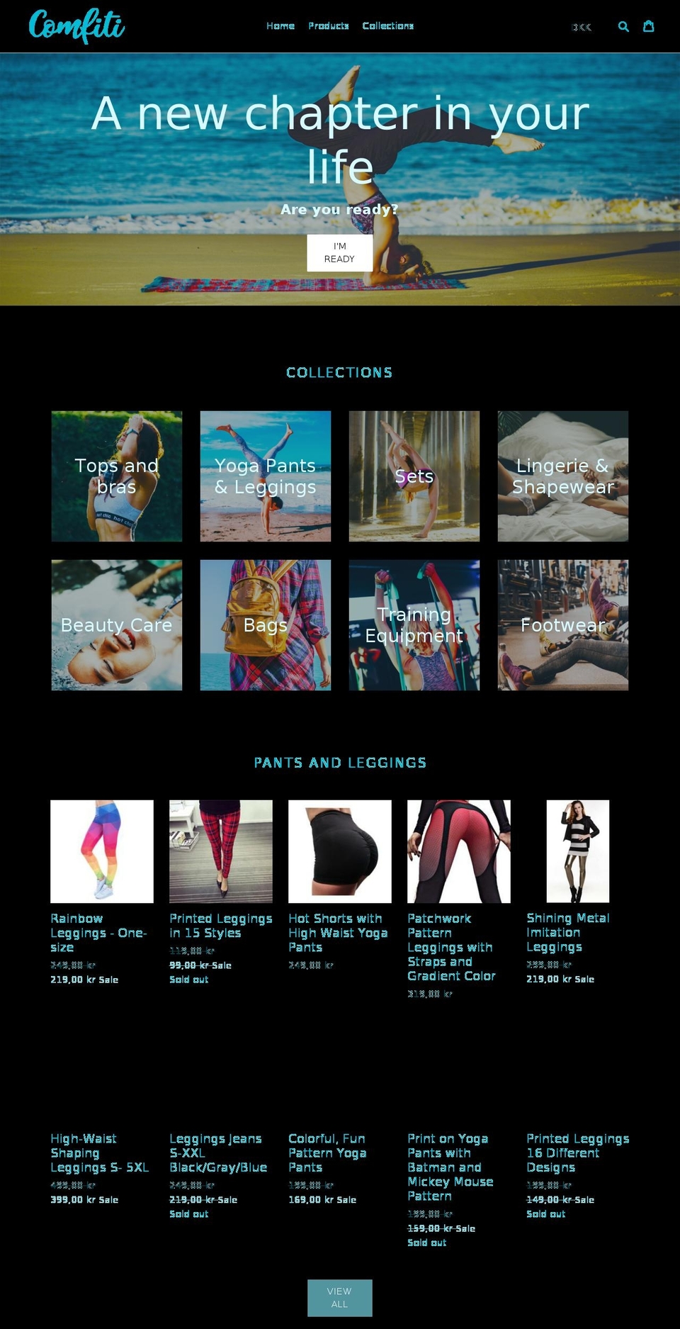 comfiti.com — Shopify storefront screenshot