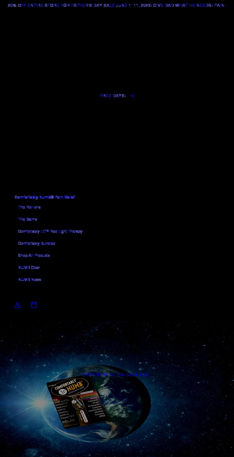 comfnumb.com shopify website screenshot