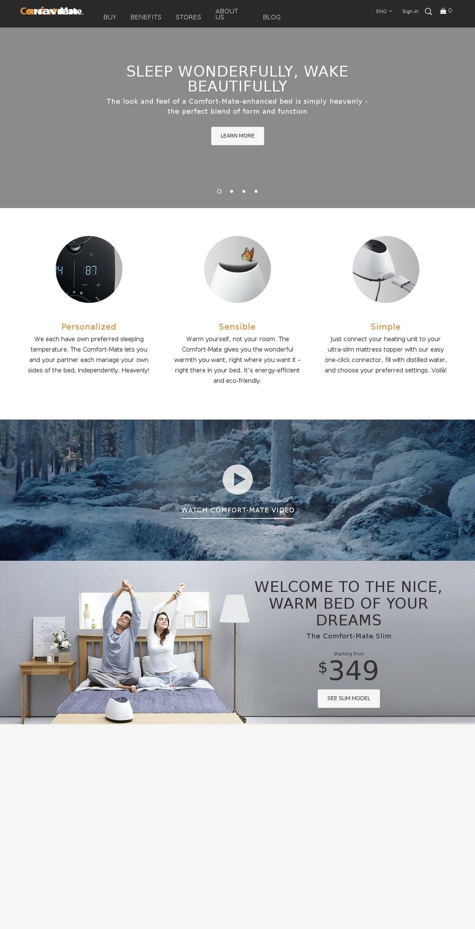 comfort-mate.com — Shopify storefront screenshot