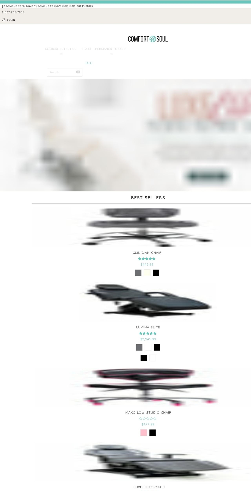 comfortsoul.com shopify website screenshot