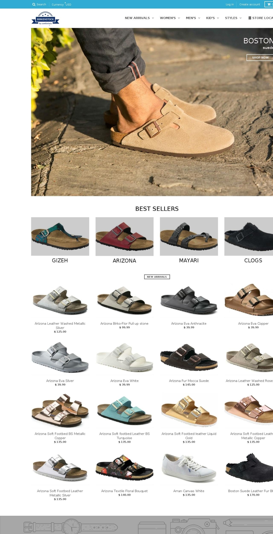 comfortwiz.com shopify website screenshot