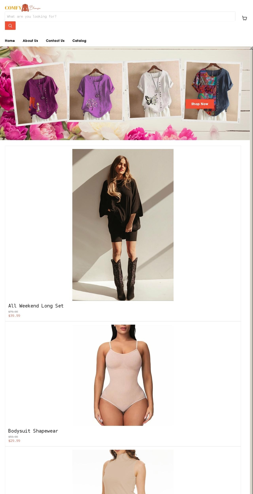 theme-export-toptshirttrends-com-latest-lazy-l Shopify theme site example comfyblouse.com