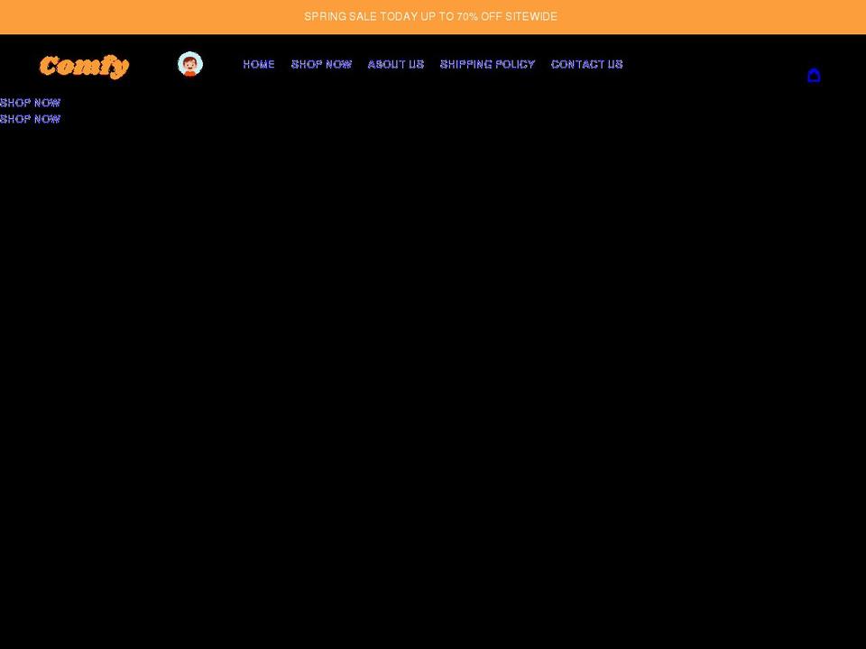 comfykid.co shopify website screenshot