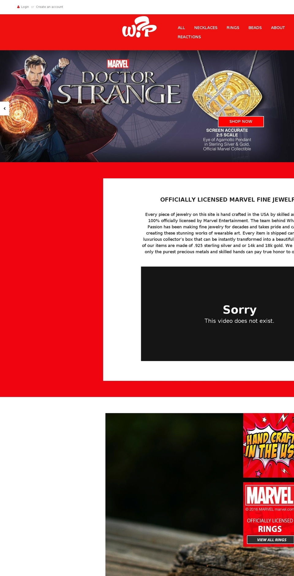 comicbook-jewelry.com — Shopify storefront screenshot