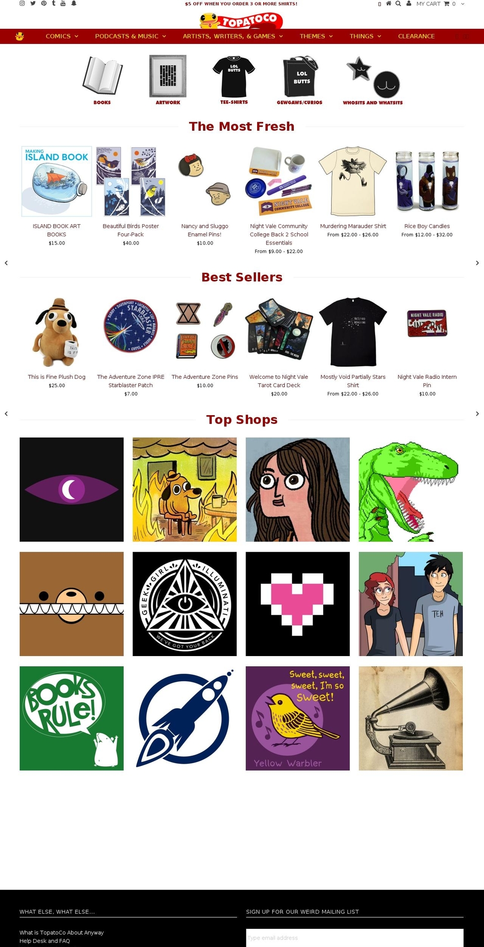 comics.pizza shopify website screenshot