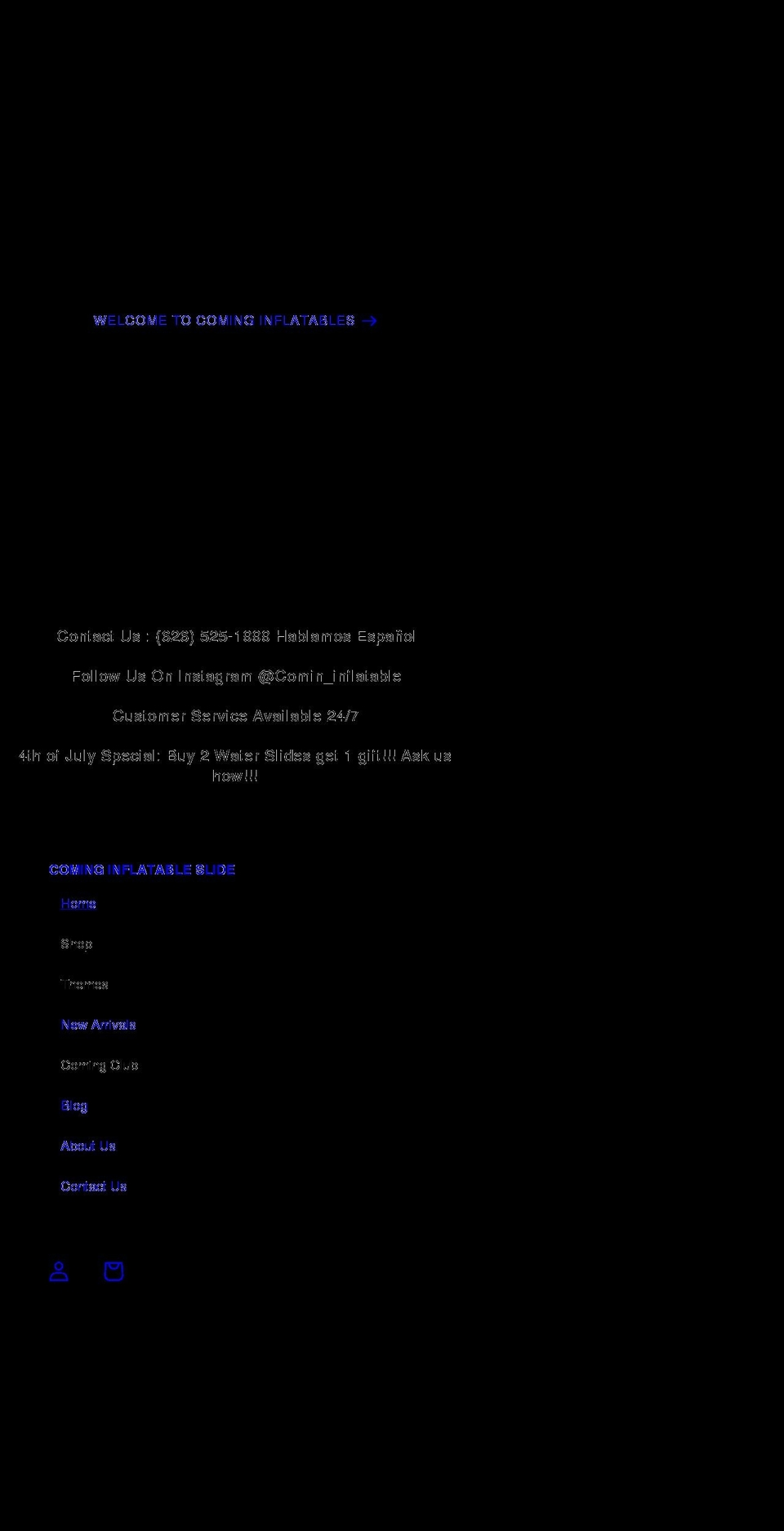 comingu.myshopify.com shopify website screenshot
