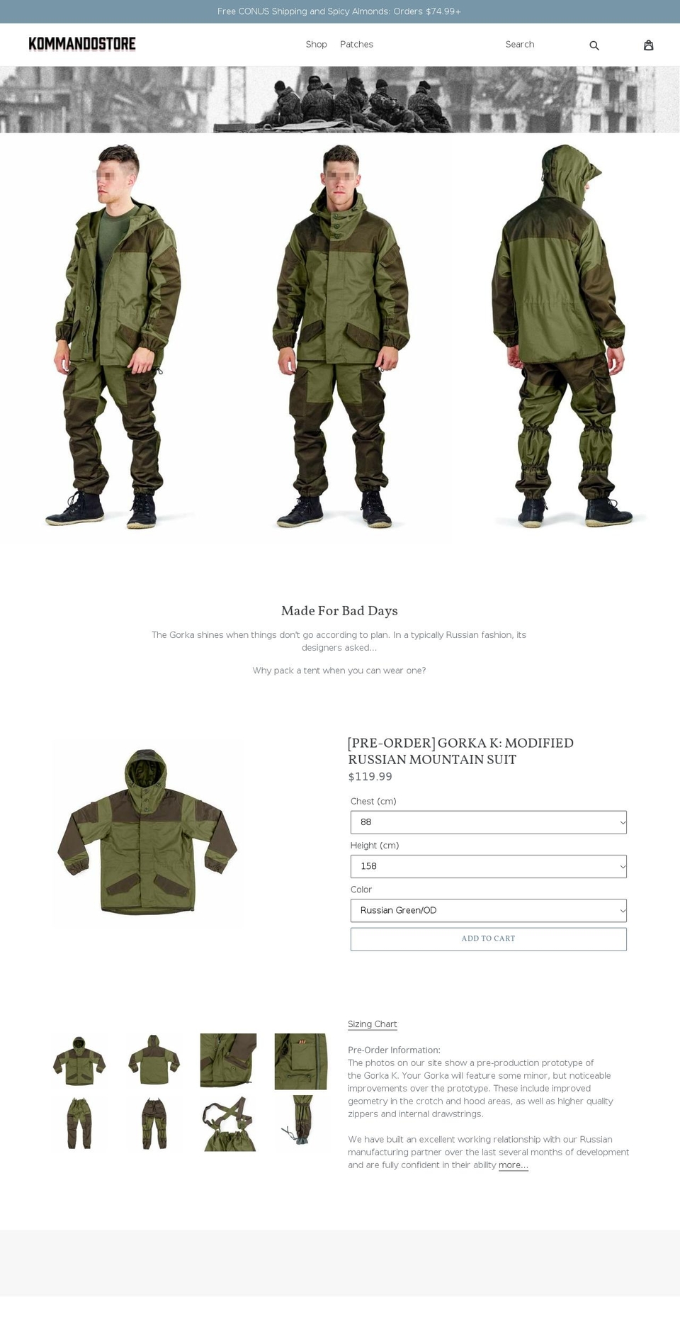 Wellenbrecher Wave 2 Launch Shopify theme site example commandostore.com