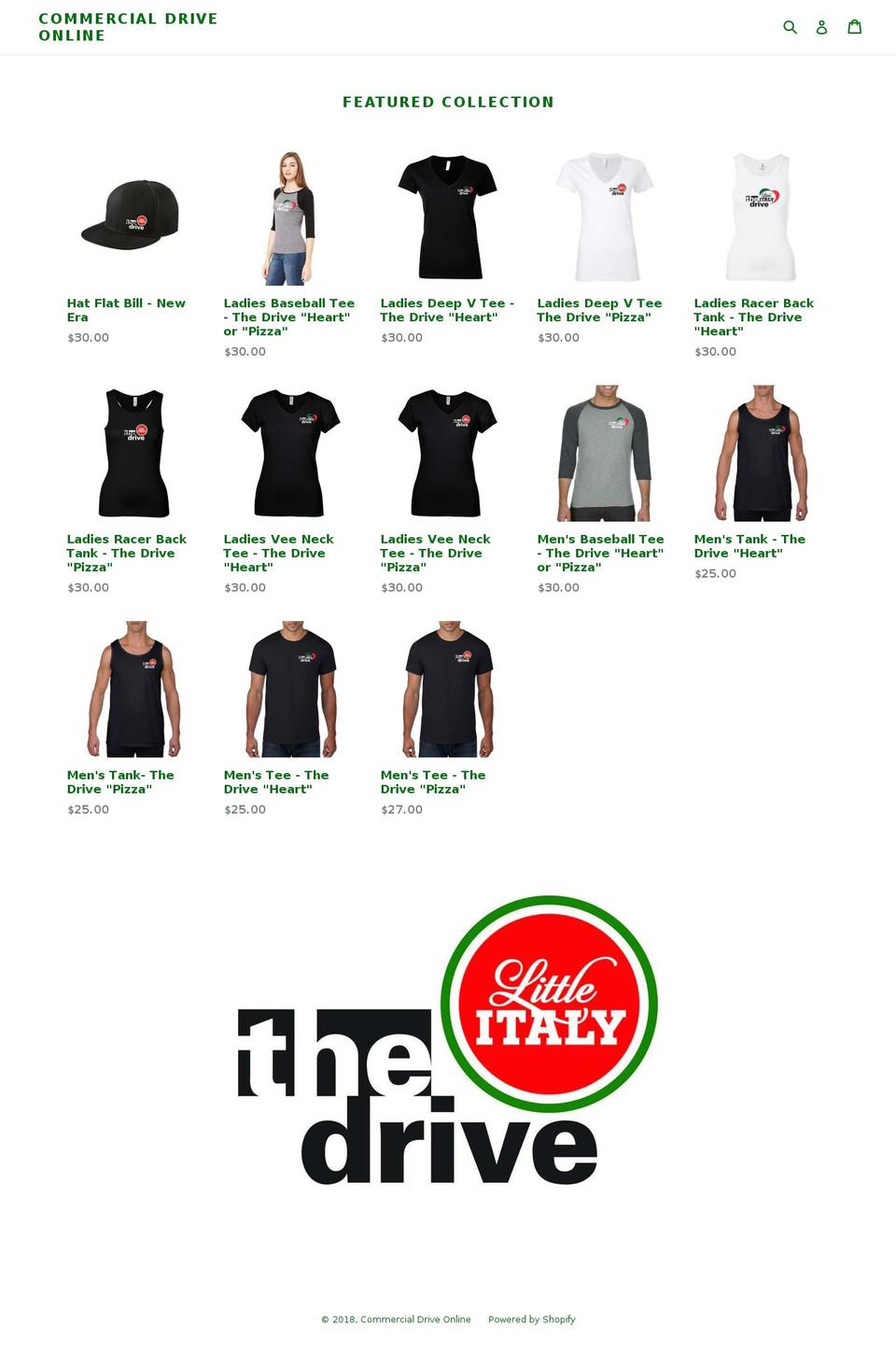 commercial-drive-online.com — Shopify storefront screenshot
