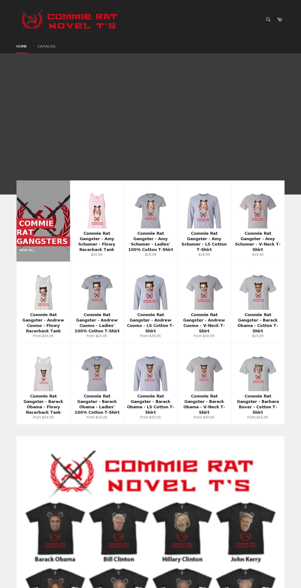 commierats.com — Shopify storefront screenshot