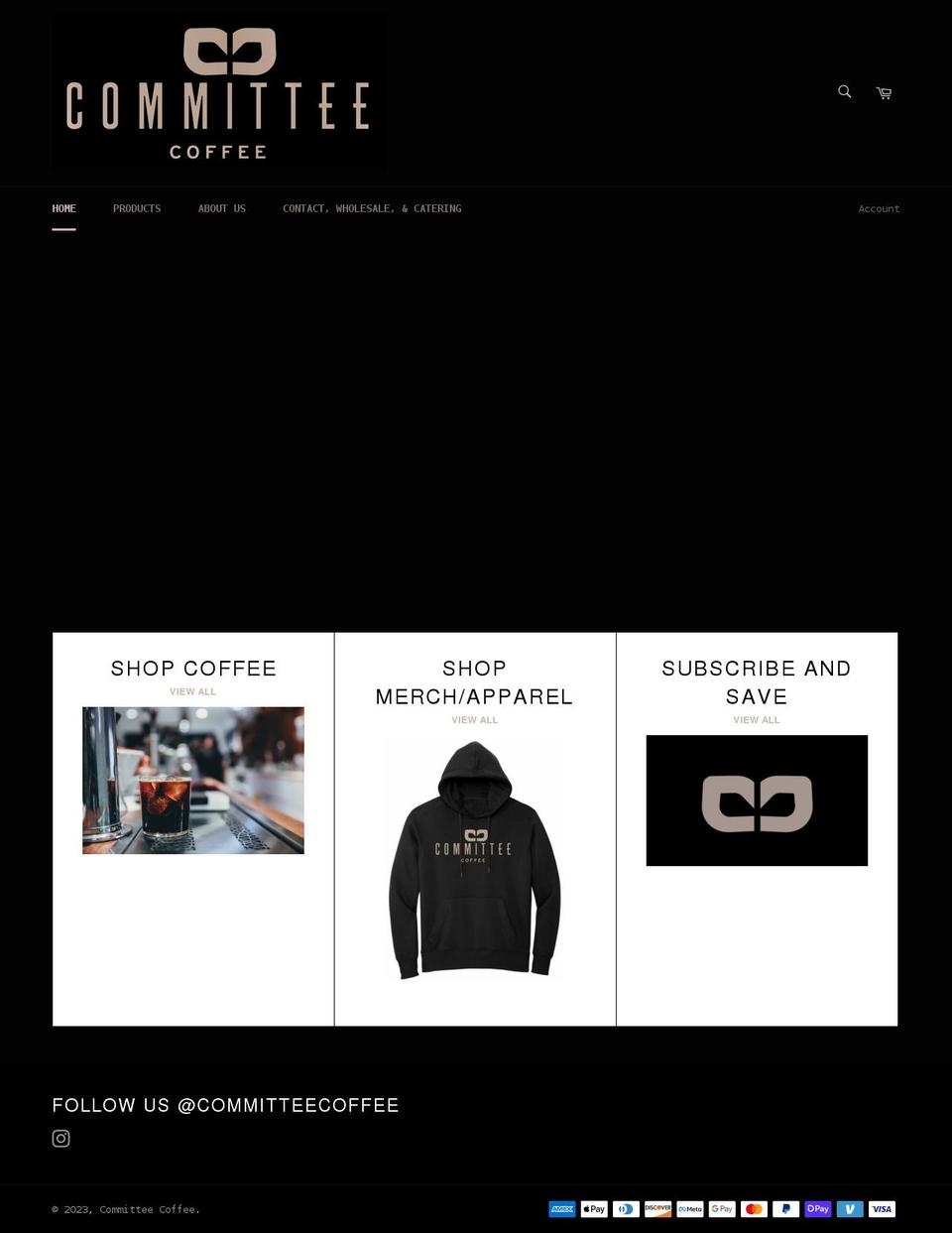 committeecoffee.com shopify website screenshot