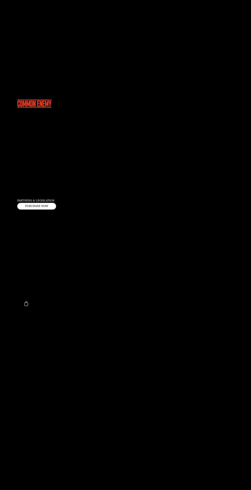 commonenemy.com shopify website screenshot