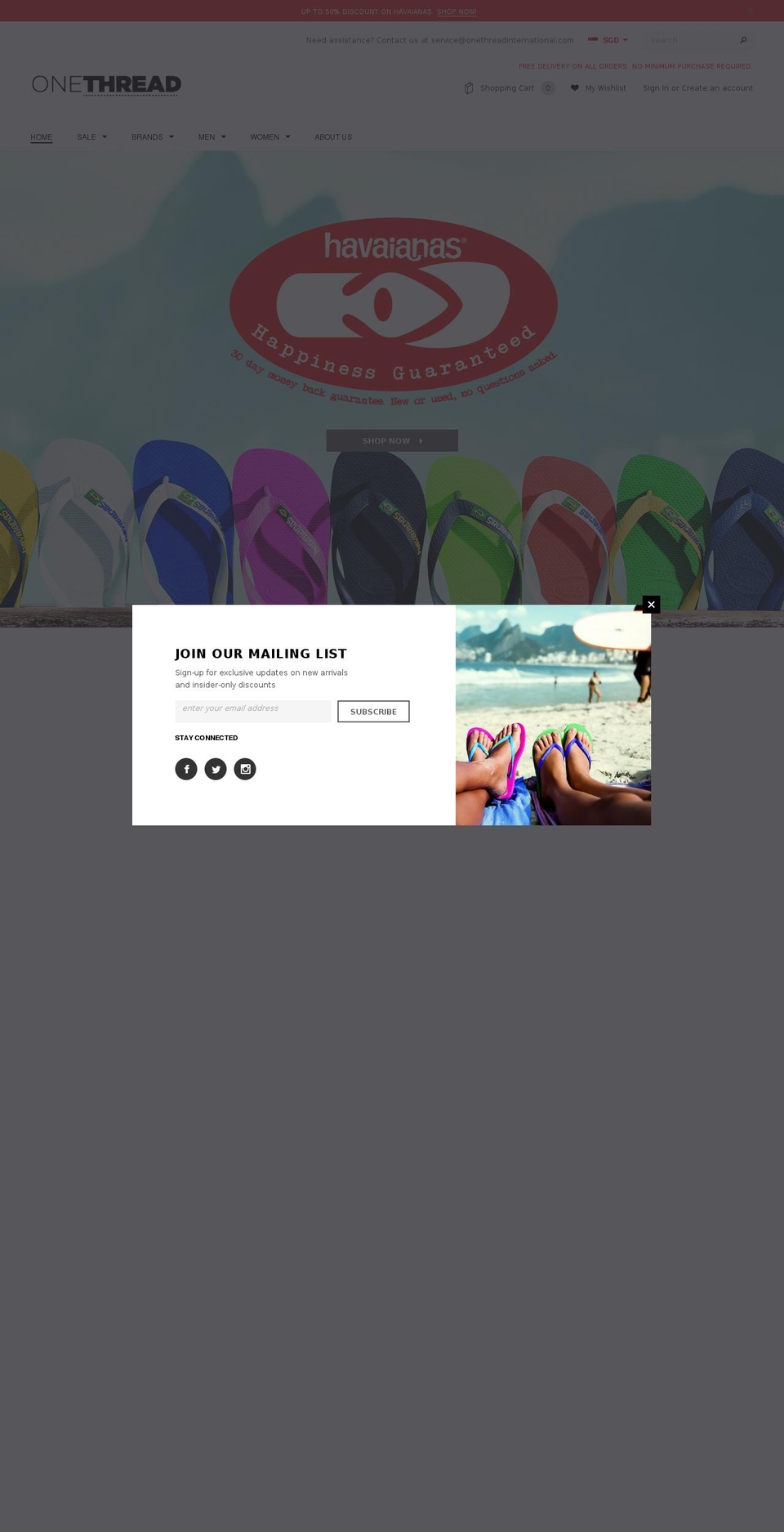 commonthreadsingapore.com shopify website screenshot