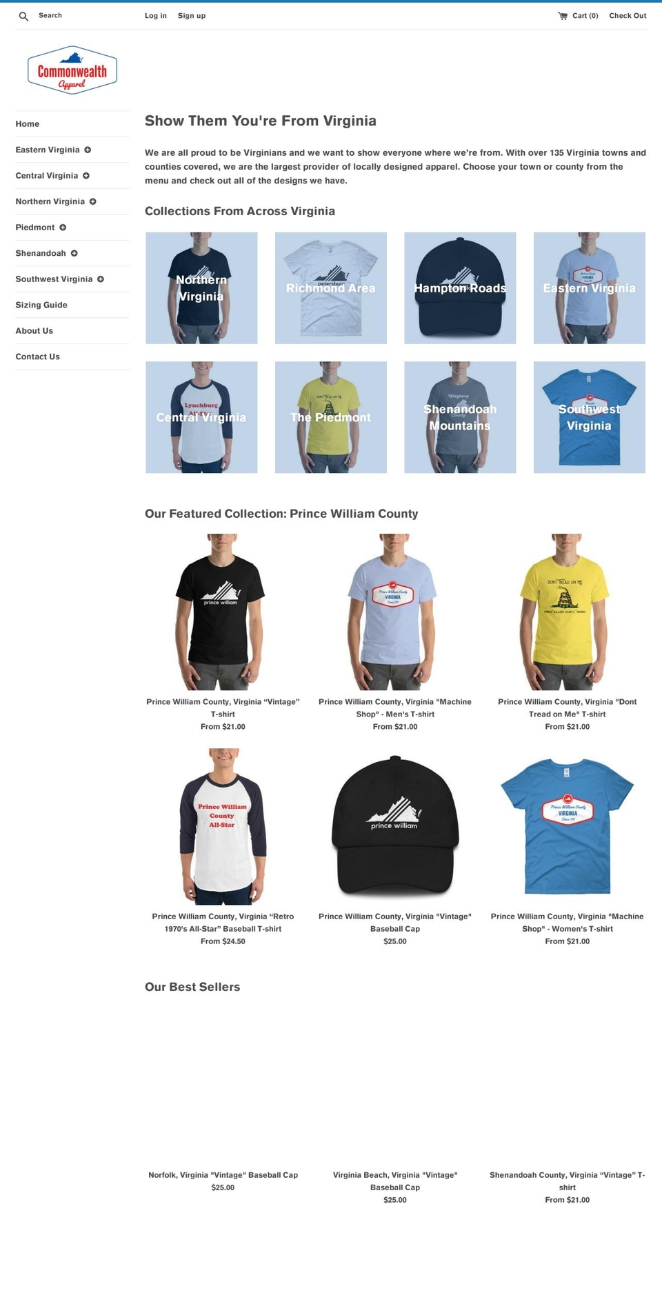 commonwealthapparel.com — Shopify storefront screenshot